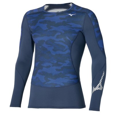 Manga Larga Mizuno Virtual Body G3 Crew Hombre Azules - Chile M396DEJSRN